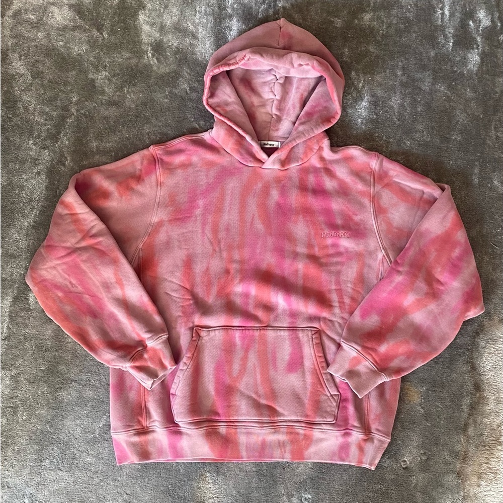 Madhappy pink tie dye hoodie
